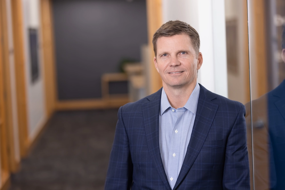 portrait of a smiling person in professional attire